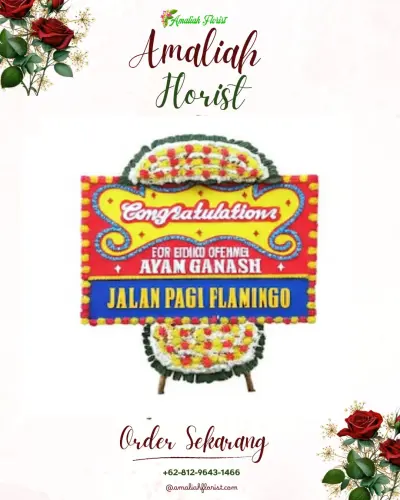 Bunga Papan Congratulation di Malabero